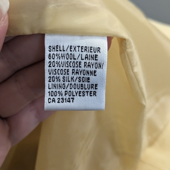 Talbots Petites Italian wool open front blazer - Picture 7 of 8